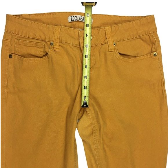 ZCO Jeans Women’s Skinny Mustard Jeans Size 9 - Picture 5 of 8